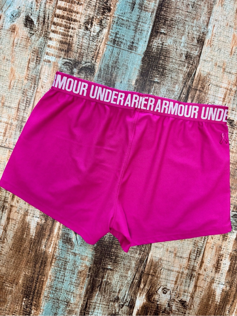 Women’s “Under Armour” Breast Cancer Shorts | #A19 - Picture 6 of 11